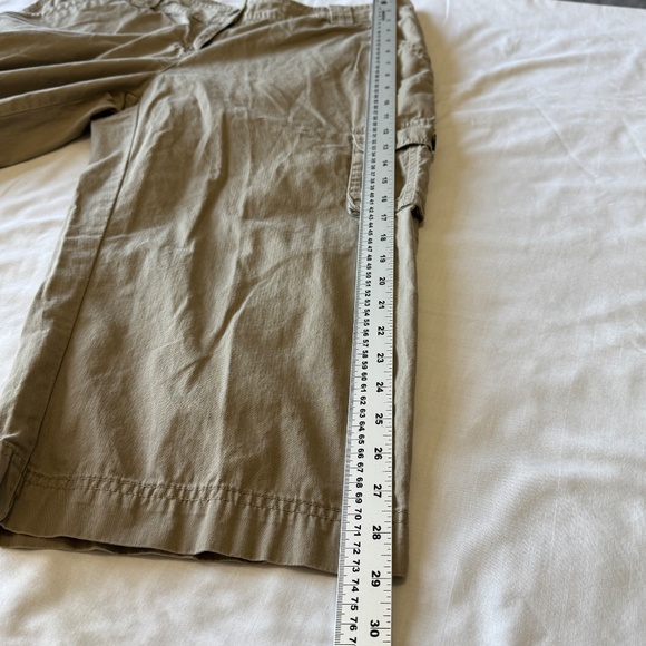 Cabelas Casuals Womens Cargo Capris Tan Size 14 Outdoor Hiking Utility Gorpcore - Picture 14 of 16